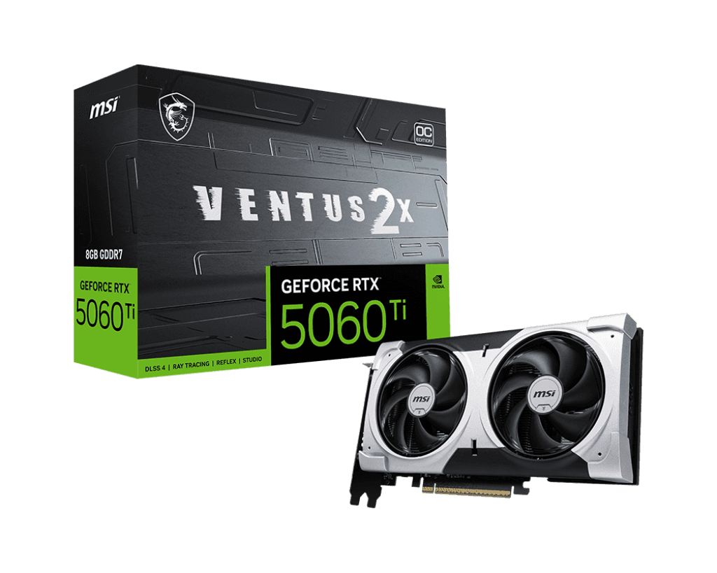 Card màn hình MSI GeForce RTX 5060 Ti Ventus 2X OC Plus 8GB